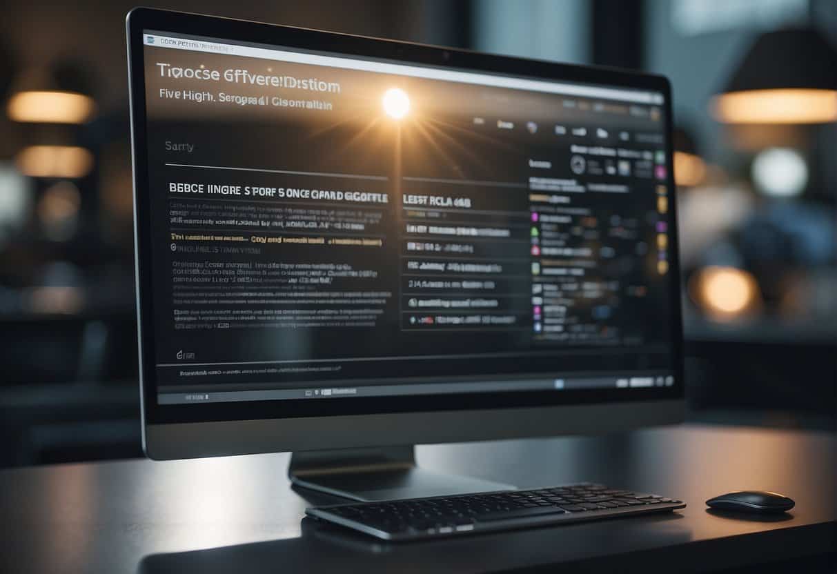 A computer screen displaying different search engines with a free meta description generator tool open on the browser